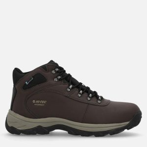 brown hitec hiking boot